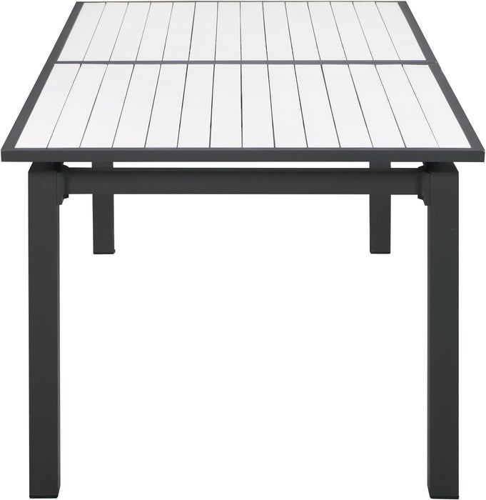 Nizuc White manufactured wood Outdoor Patio Aluminum Dining Table