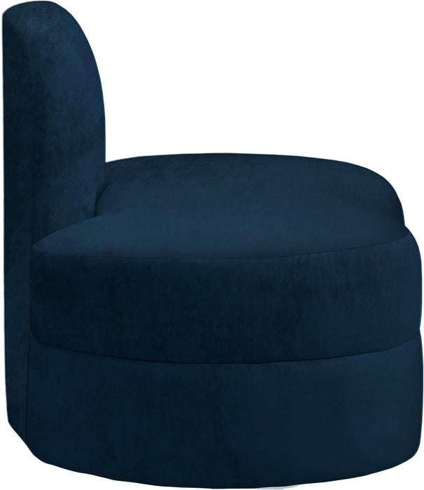 Mitzy Navy Velvet Chair