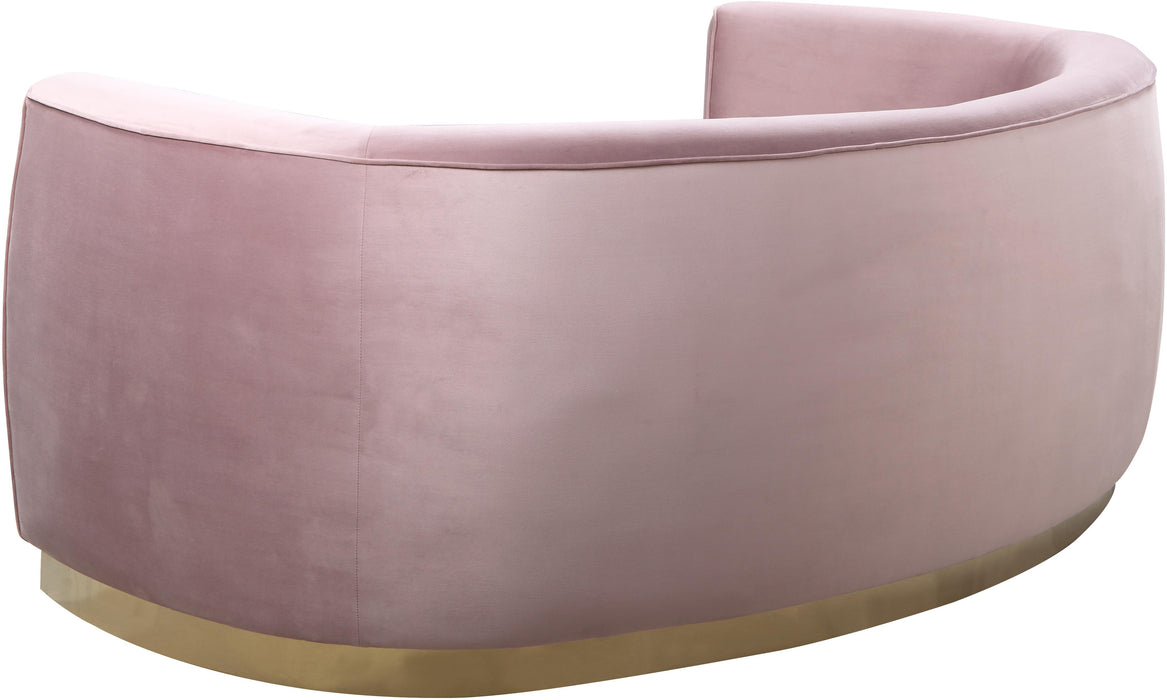 Julian Pink Velvet Sofa