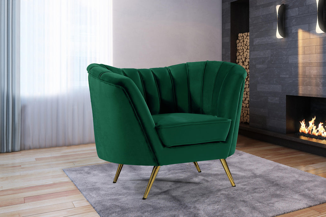 Margo Green Velvet Chair