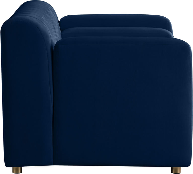 Naya Navy Velvet Chair