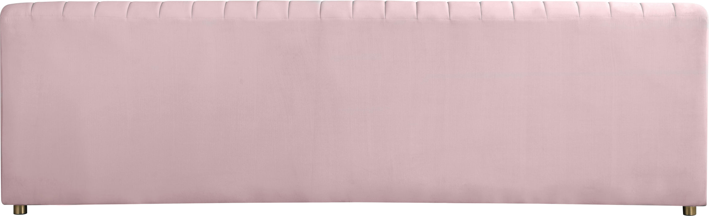 Naya Pink Velvet Sofa