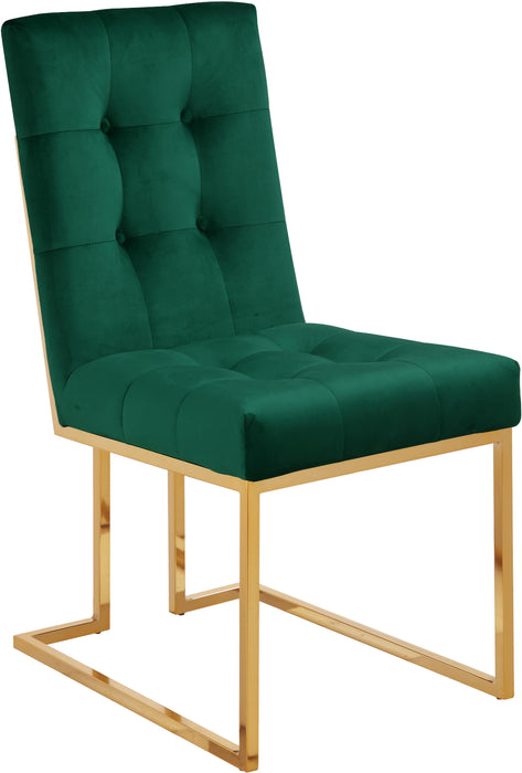 Pierre Green Velvet Dining Chair