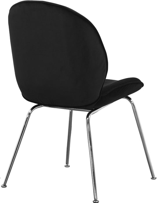 Paris Black Velvet Dining Chair