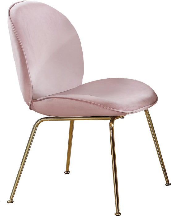 Paris Pink Velvet Dining Chair