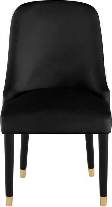 Omni Black Velvet Dining Chair