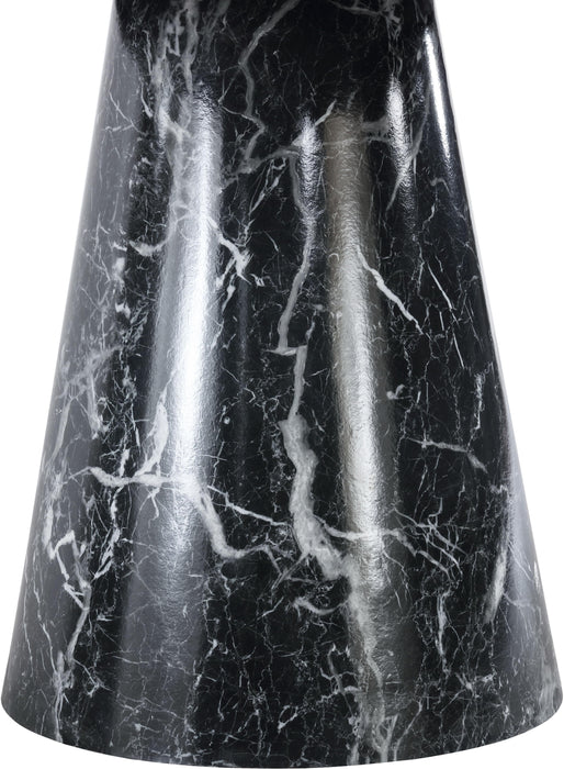 Omni Black Faux Marble Dining Table