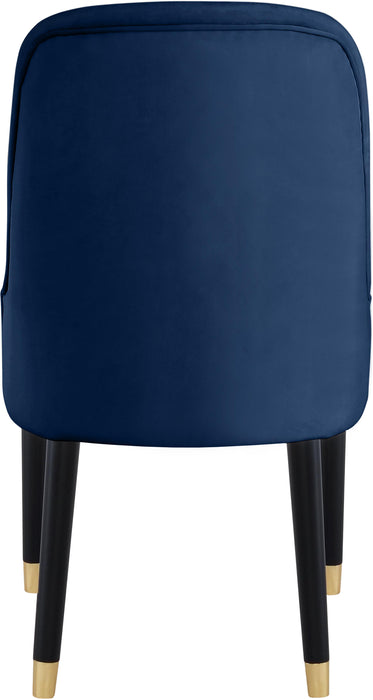 Omni Navy Velvet Dining Chair
