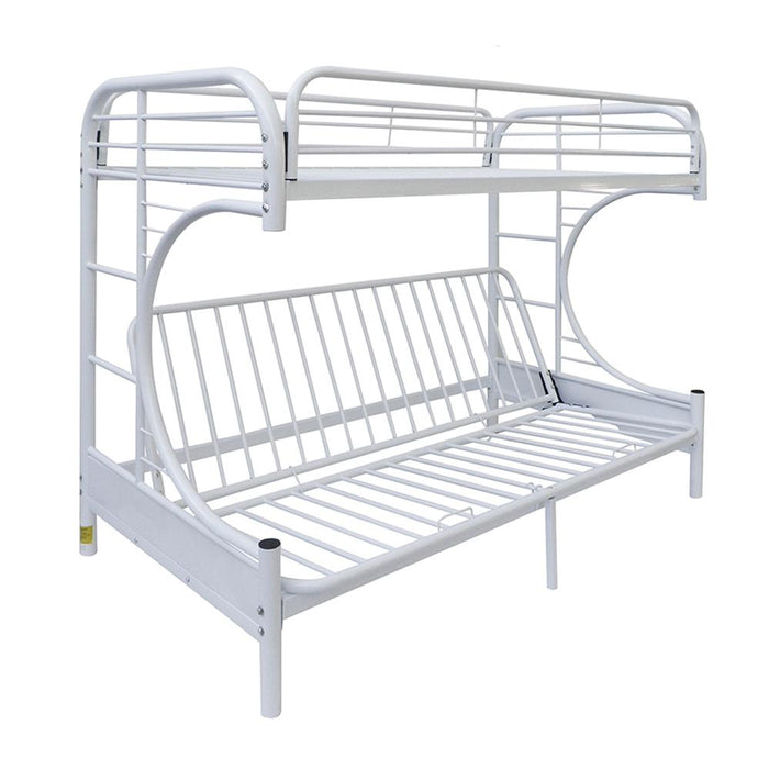 Eclipse White Bunk Bed (Twin/Full/Futon) image