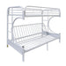 Eclipse White Bunk Bed (Twin/Full/Futon) image