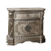 Northville Antique Silver Nightstand (MARBLE TOP) image