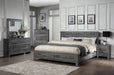 Vidalia Rustic Gray Oak Queen Bed (Storage) image