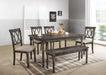 Claudia II Weathered Gray Dining Table image