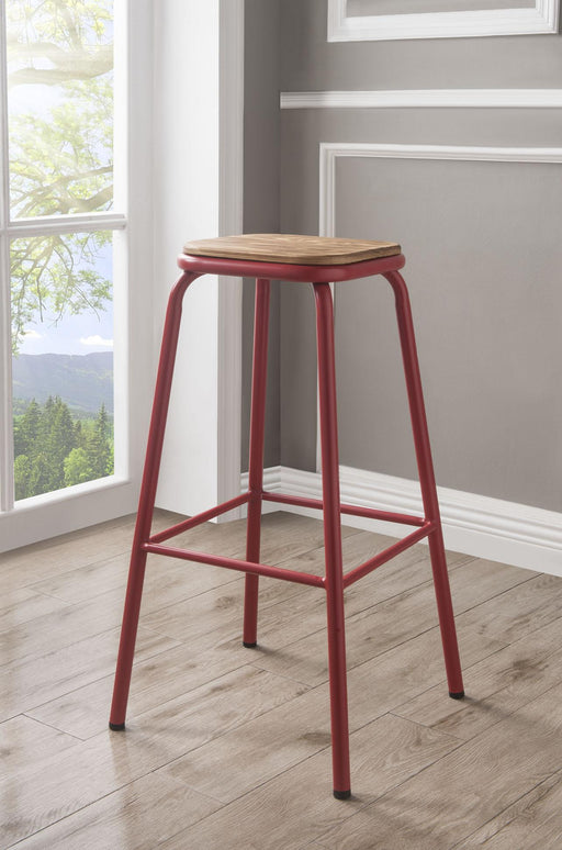 Scarus Natural & Red Bar Stool image