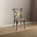 Zaire Antique Copper & Antique Oak Side Chair (1Pc) image