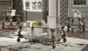 Versailles Antique Platinum & Clear Glass Coffee Table image