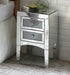 Nowles Mirrored & Faux Stones Accent Table image
