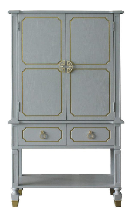 Acme Furniture House Marchese Cabinet in Pearl Gray 68865 image