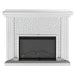 Acme Furniture Nysa Fireplace in Mirrored & Faux Crystals 90204 image