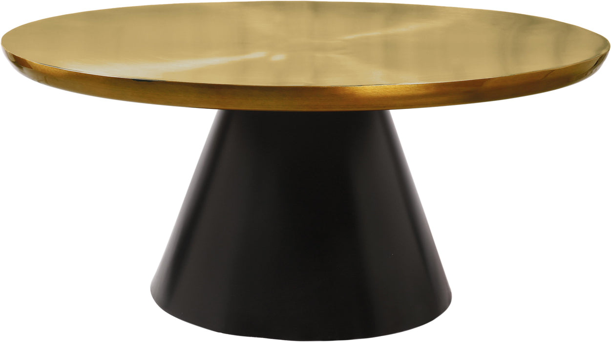 Martini Brushed Gold/Matte Black Coffee Table image