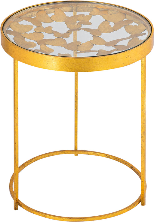 Butterfly Gold End Table image