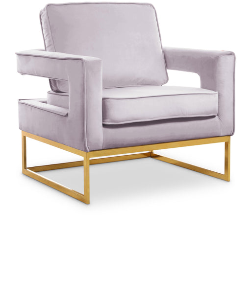 Noah Pink Velvet Accent Chair image