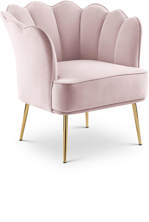 Jester Pink Velvet Accent Chair image