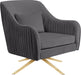 Paloma Grey Velvet Accent Chair image