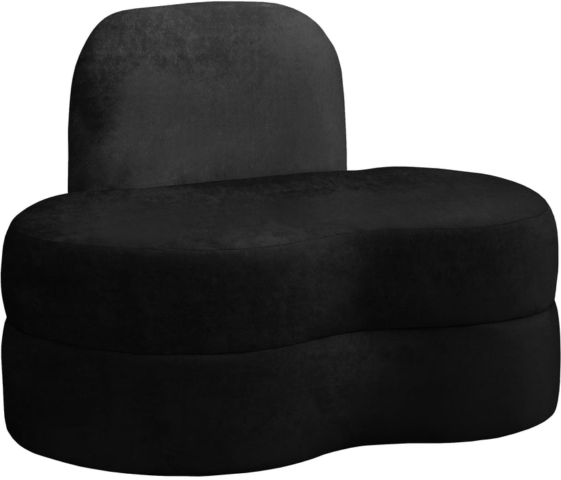 Mitzy Black Velvet Chair image
