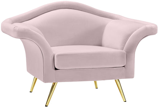 Lips Pink Velvet Chair image