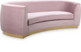Julian Pink Velvet Sofa image