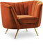 Margo Cognac Velvet Chair image