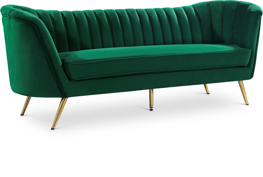 Margo Green Velvet Sofa image