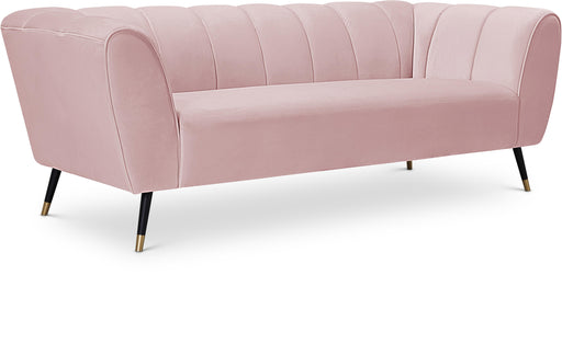 Beaumont Pink Velvet Sofa image