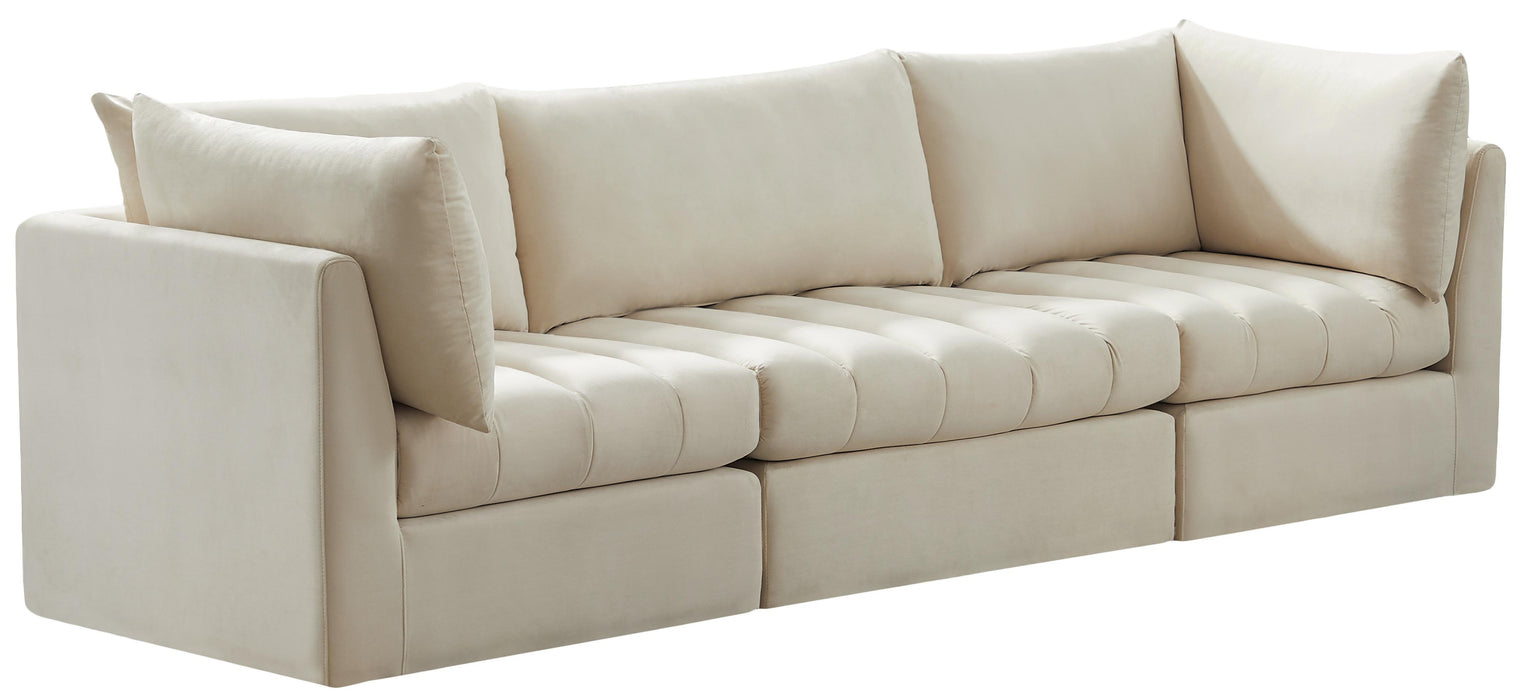 Jacob Cream Velvet Modular Sofa image