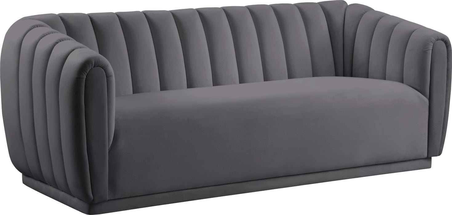 Dixie Grey Velvet Sofa image