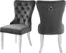 Carmen Grey Velvet Dining Chair image