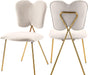 Angel Cream Velvet Dining Chair image