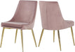 Karina Pink Velvet Dining Chair image