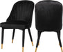 Belle Black Velvet Dining Chair image