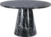 Omni Black Faux Marble Dining Table image