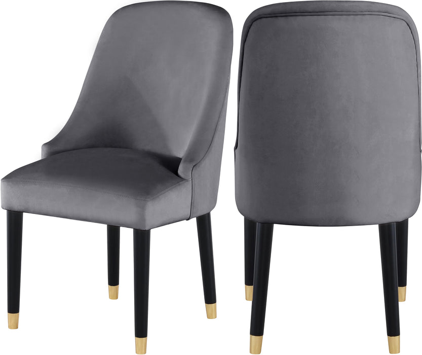Omni Grey Velvet Dining Chair image