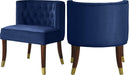 Perry Navy Velvet Dining Chair image
