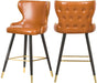 Hendrix Cognac Faux Leather Counter/Bar Stool image
