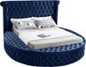 Luxus Navy Velvet King Bed (3 Boxes) image