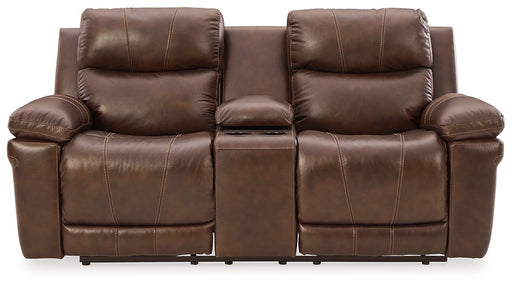Edmar Power Reclining Loveseat with Console image